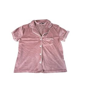 Tart Intimates Pink Two Piece Pajama Set Large